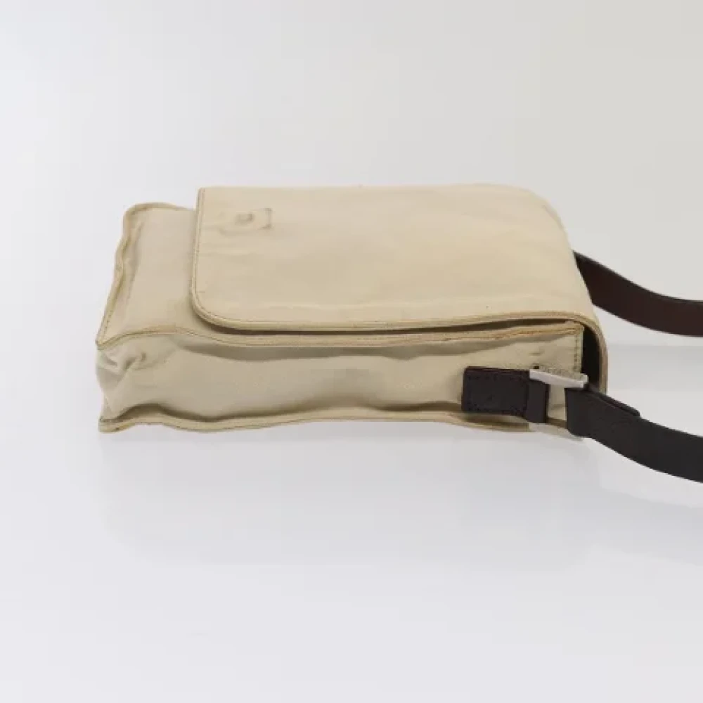 Fendi Vintage Pre-owned Canvas fendi-bags Beige Dames