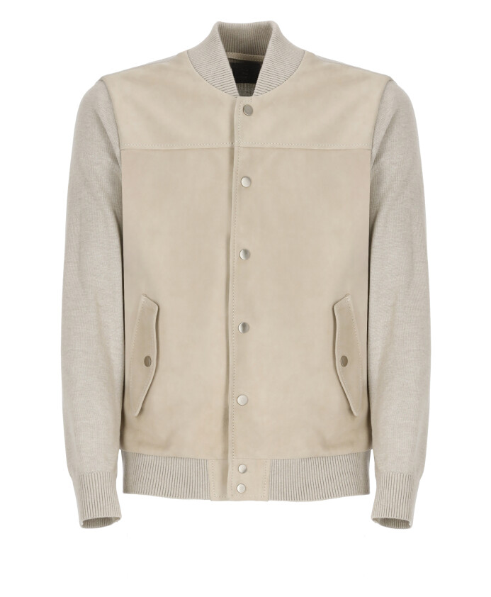 veste-en-cuir-daim-beige-col-haut