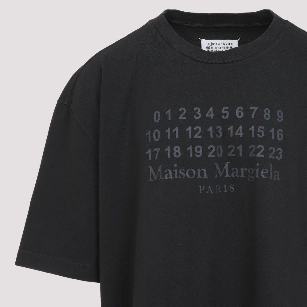Maison Margiela Casual Katoenen T-shirt Black Heren