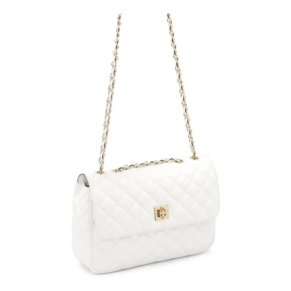 Kazar Gewatteerde witte schouderketting handtas White Dames
