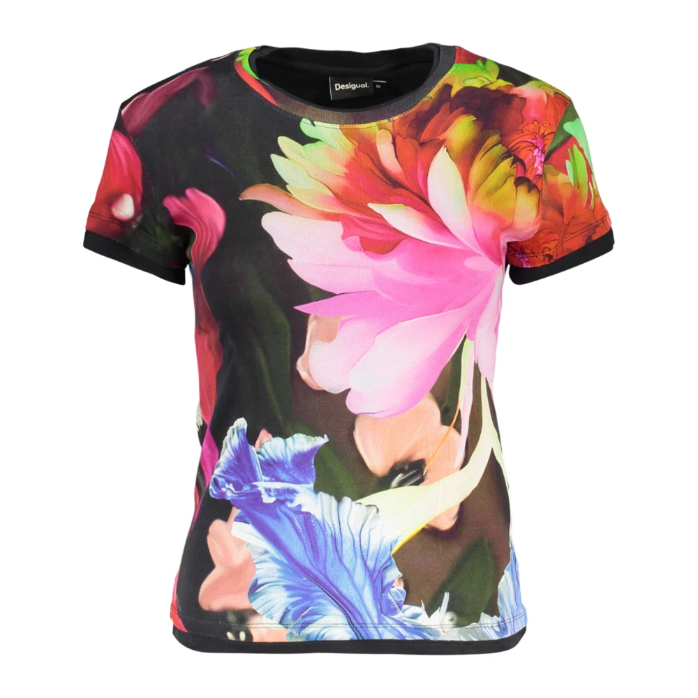 Desigual Mujer Negro Camisetas, Talla: M