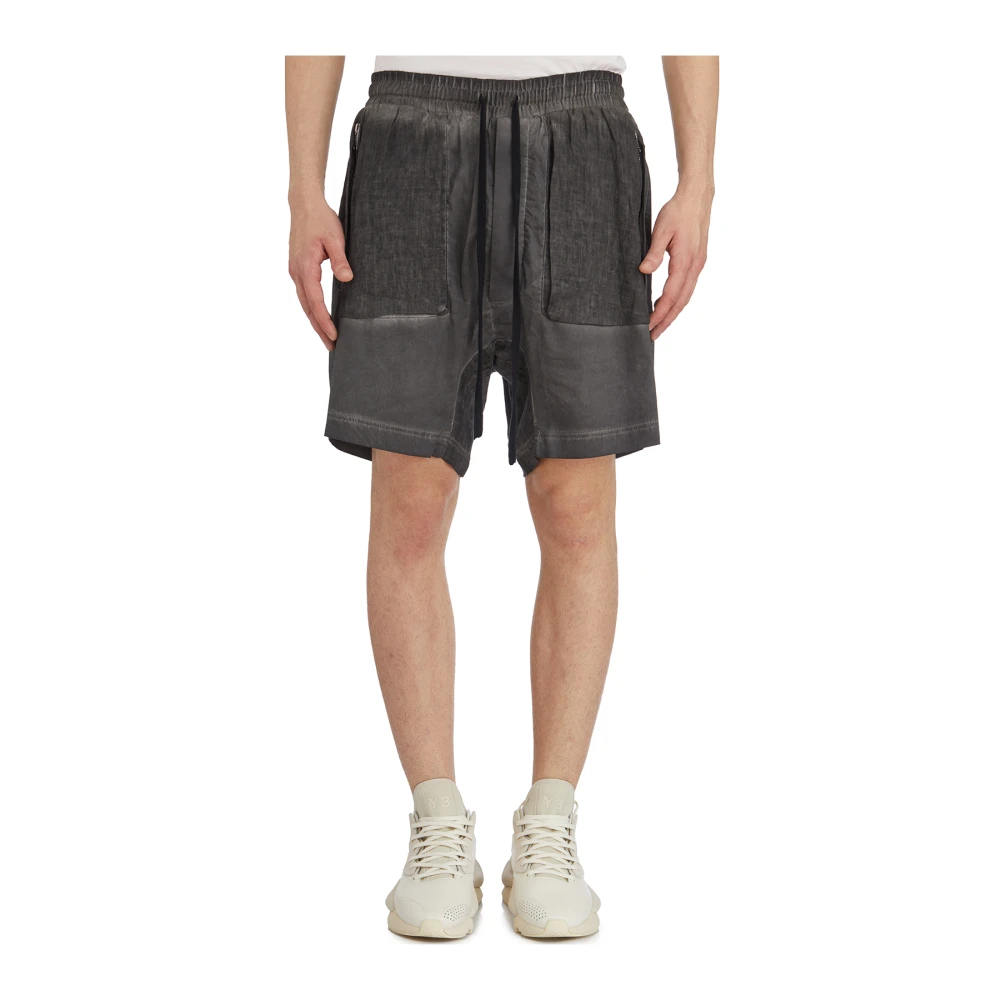 Thom Krom Stretch Katoen Bermuda Shorts Gray Heren