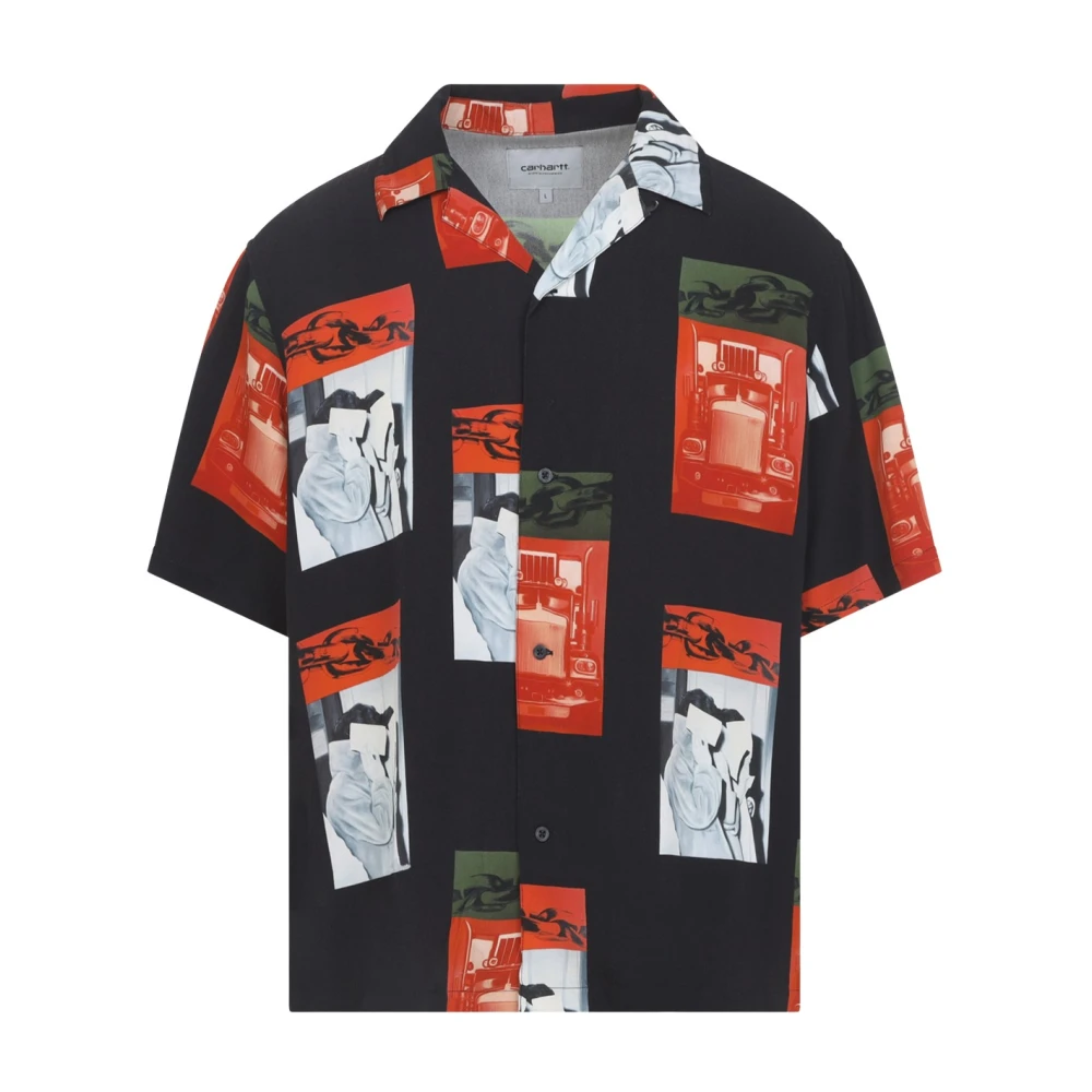 Carhartt Wip Men's Multicolor Sean Hamilton Shirt - Short Sleeve Shirts - M - Shirts