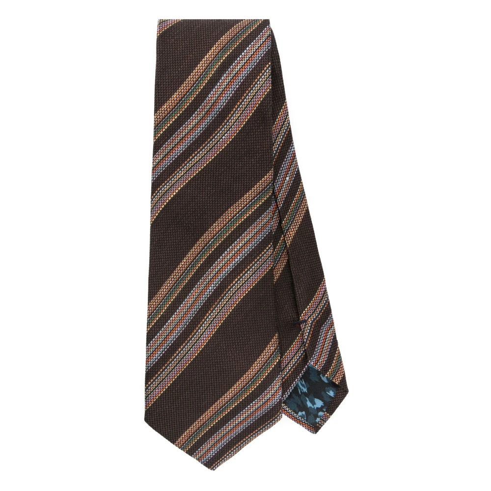 PS By Paul Smith Gestreepte blok stropdas voor mannen Multicolor Heren