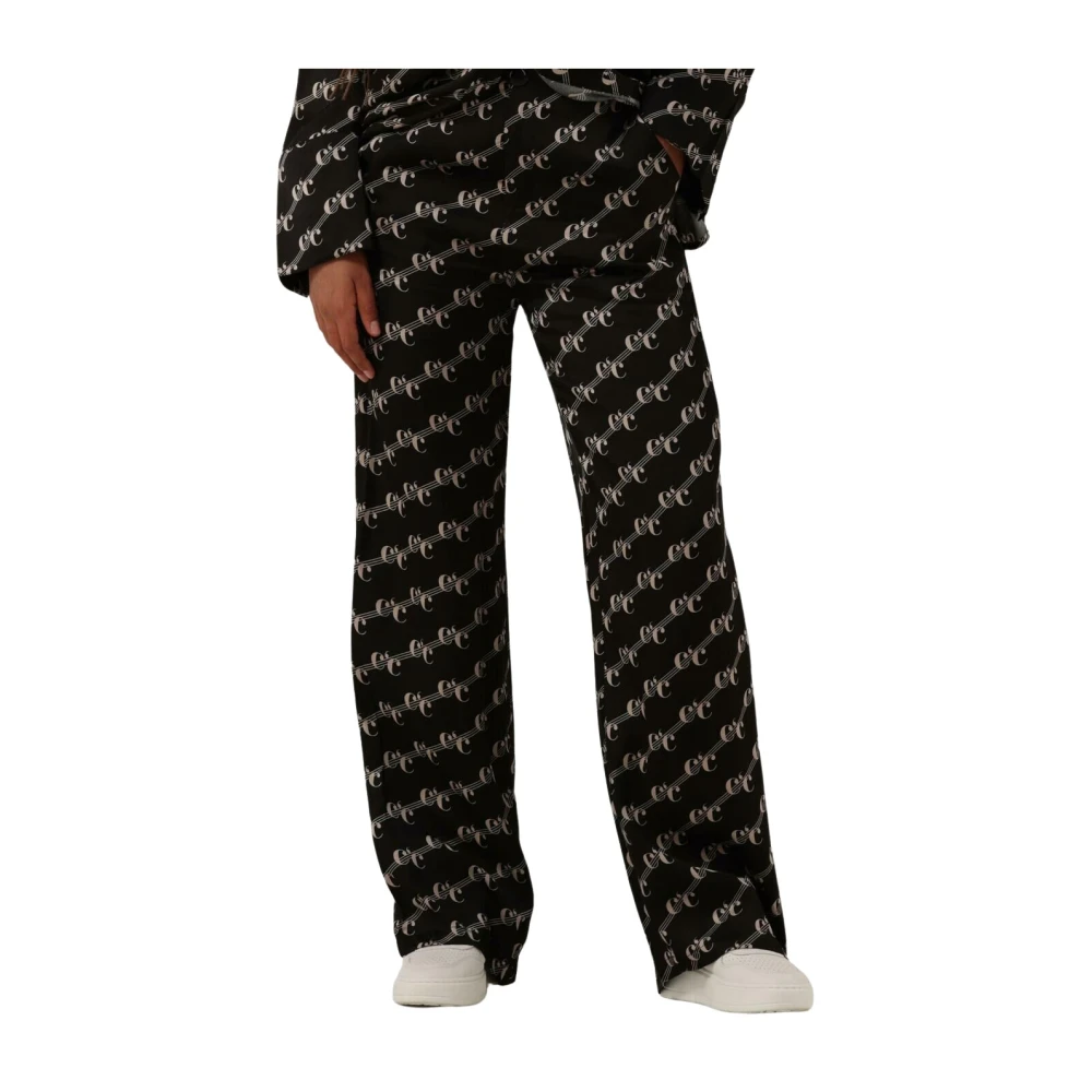 Co'Couture Logo Line Pant Black Dames