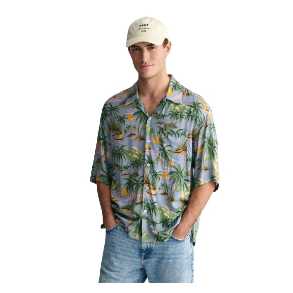 Shirts > Short Sleeve Shirts - - Gant - Modalova