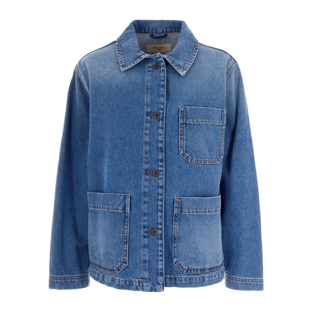 Max Mara Women's Blue Denim Jackets
