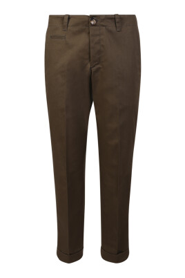 green-slim-cut-trousers