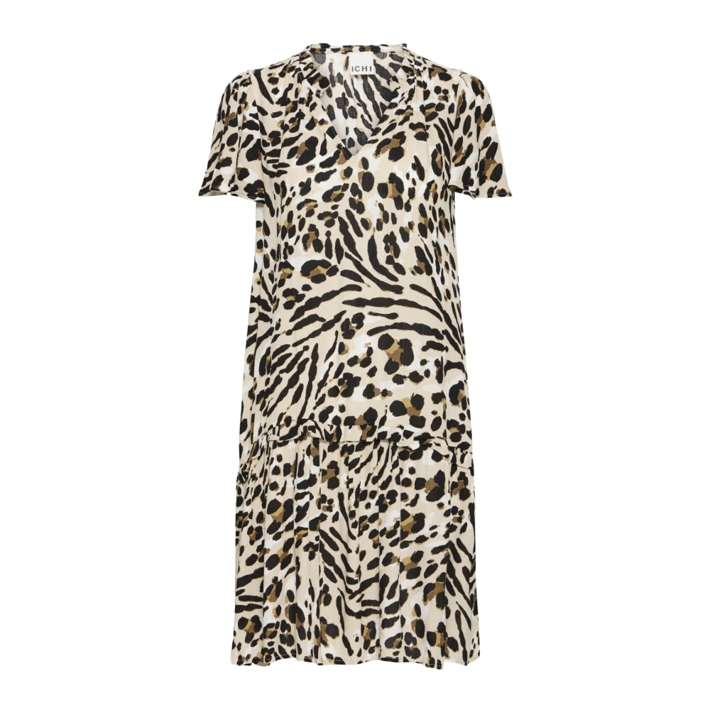 Ichi Damen Marron Kleid Marrakech Aop 18 - Bild 2