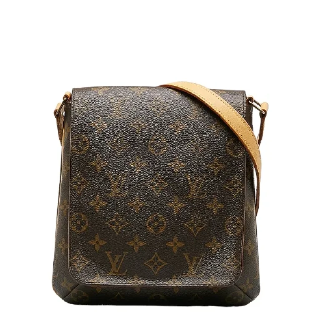 Louis Vuitton Vintage Pre-owned Canvas crossbody-bags Brown Dames