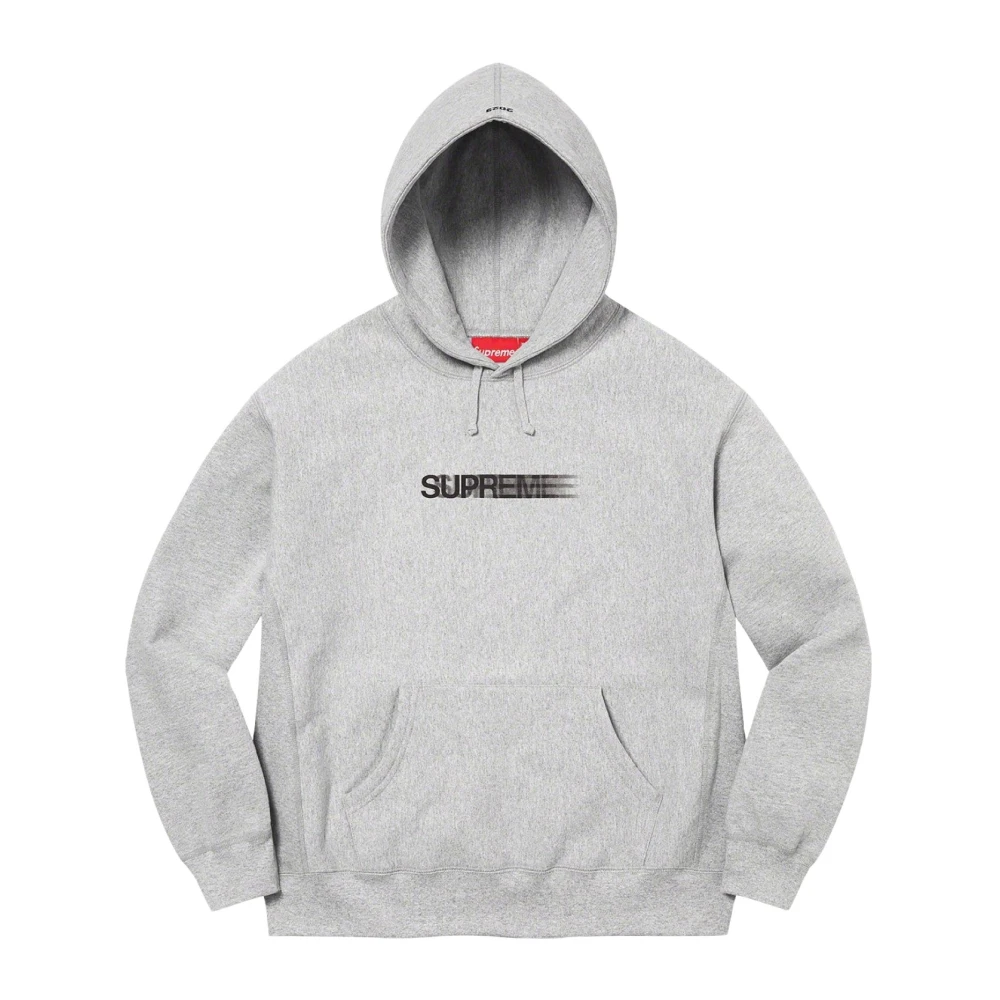 Supreme Motion Logo Hoodie Heather Grey Limited Edition Gray Heren