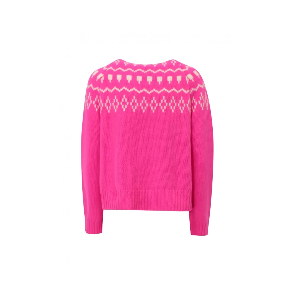 Kujten Roze Cashmere Sweater Fw24 Pink Dames