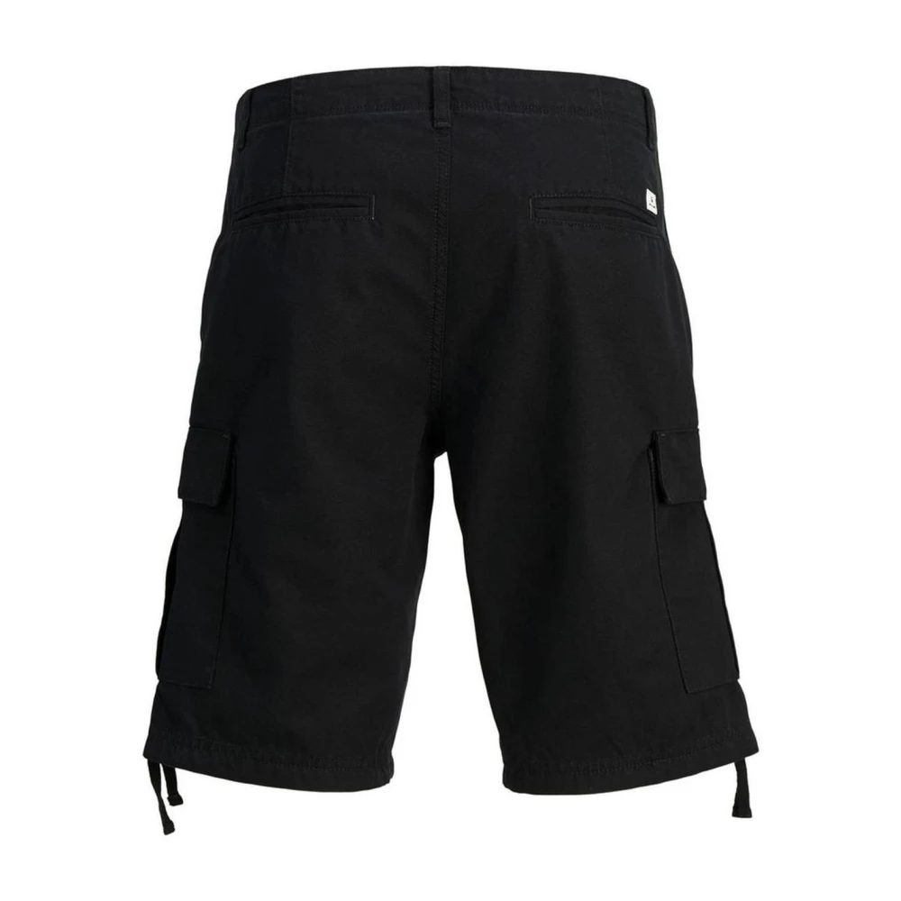 jack & jones Katoenen Bermuda Shorts Collectie voor Mannen Black Heren