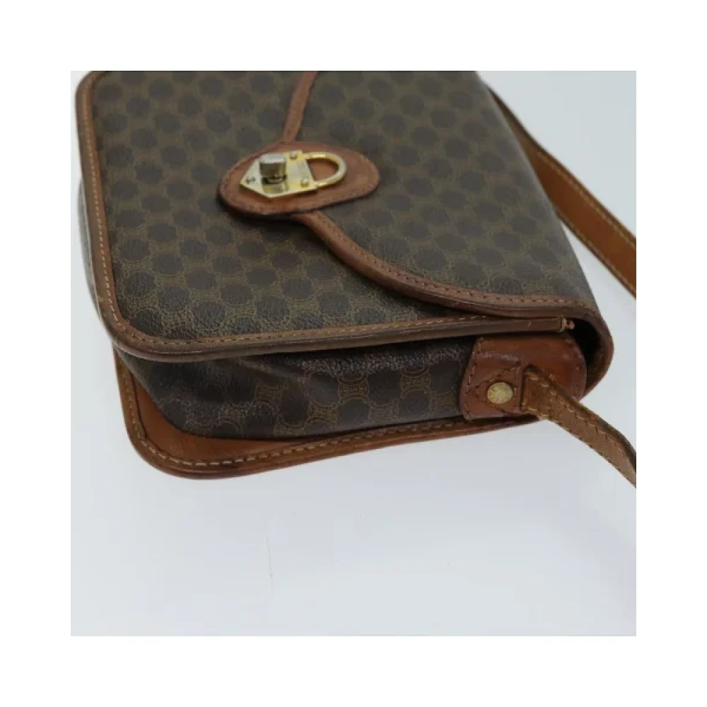 Celine Vintage Pre-owned Canvas backpacks Brown Dames