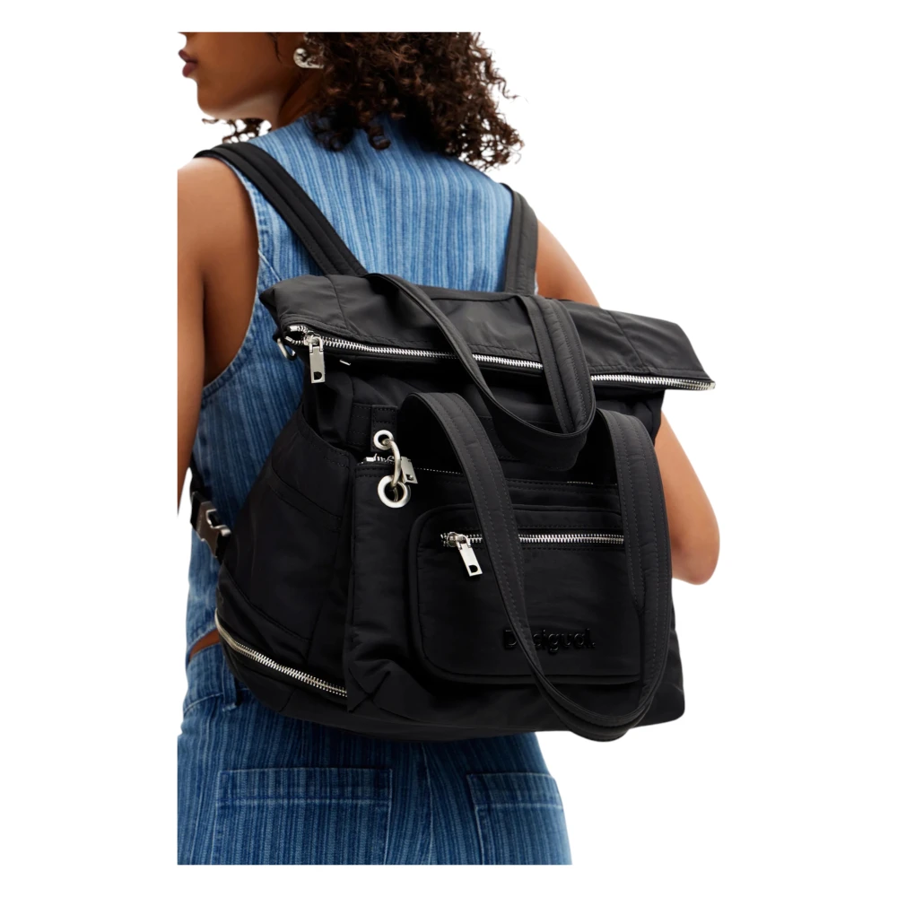 Desigual Stijlvolle Damesrugzak Collectie Black Dames