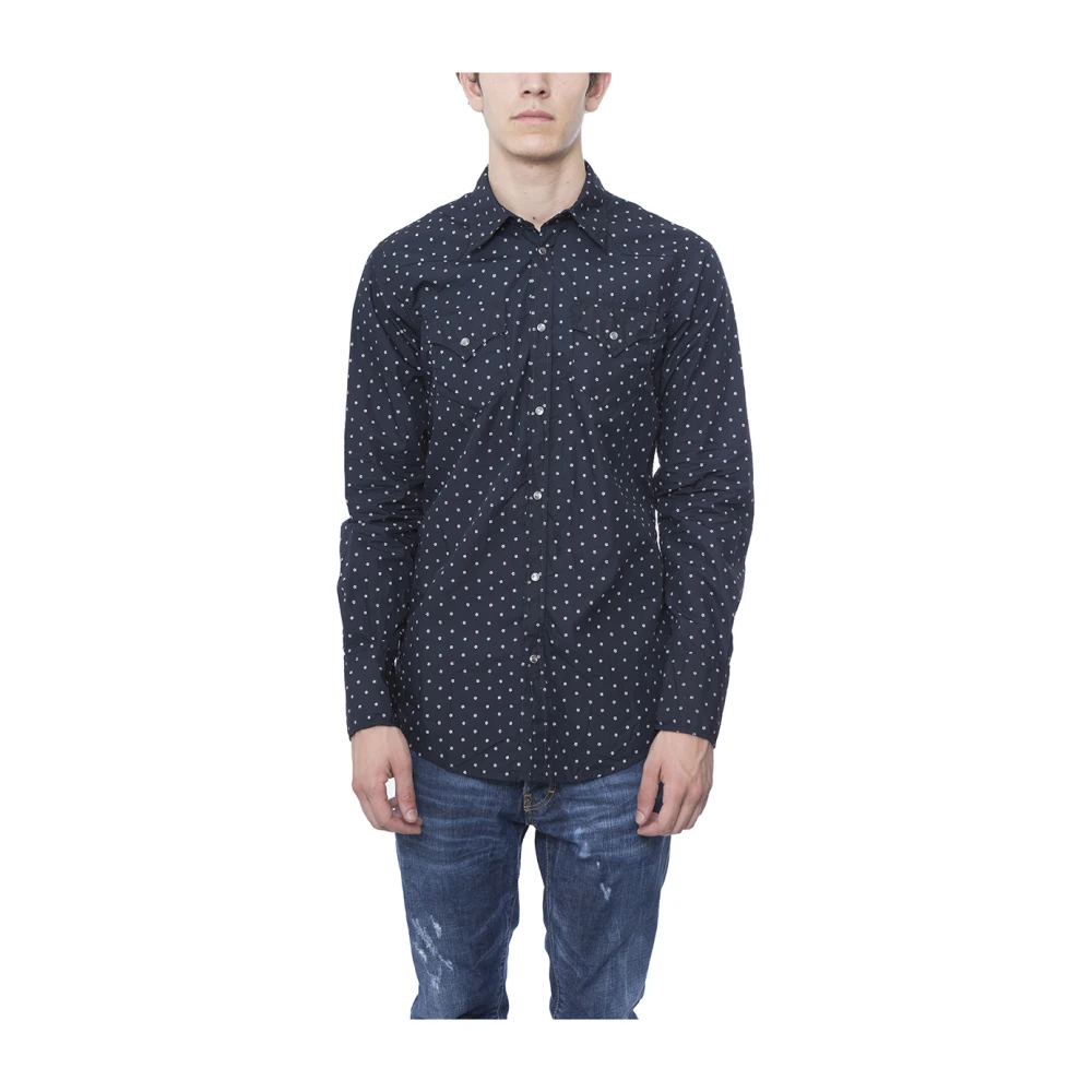 Dsquared2 Normaal shirt Blue Heren
