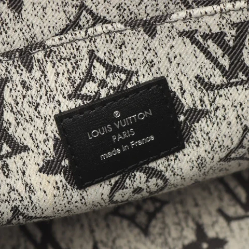 Louis Vuitton Vintage Pre-owned Denim louis-vuitton-bags Black Dames