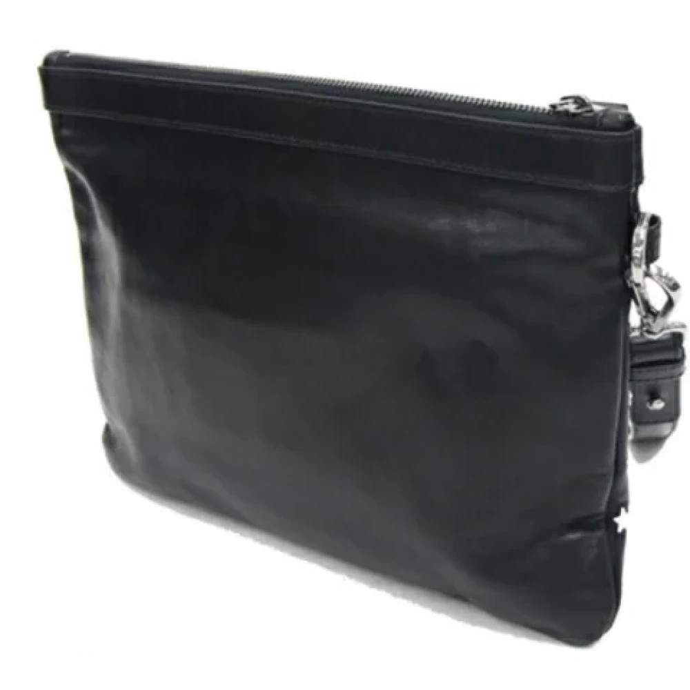 Jimmy Choo Pre-owned Leather clutches Black Dames