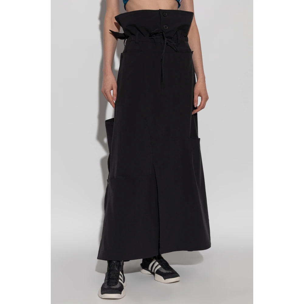 Y-3 Rok met talrijke zakken Black Dames