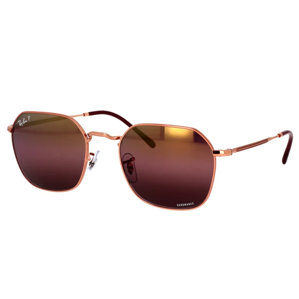 Ray-Ban Unisex Pink Geometric Sunglasses Jim Polarized - Sunglasses - 53 Mm - Accessories