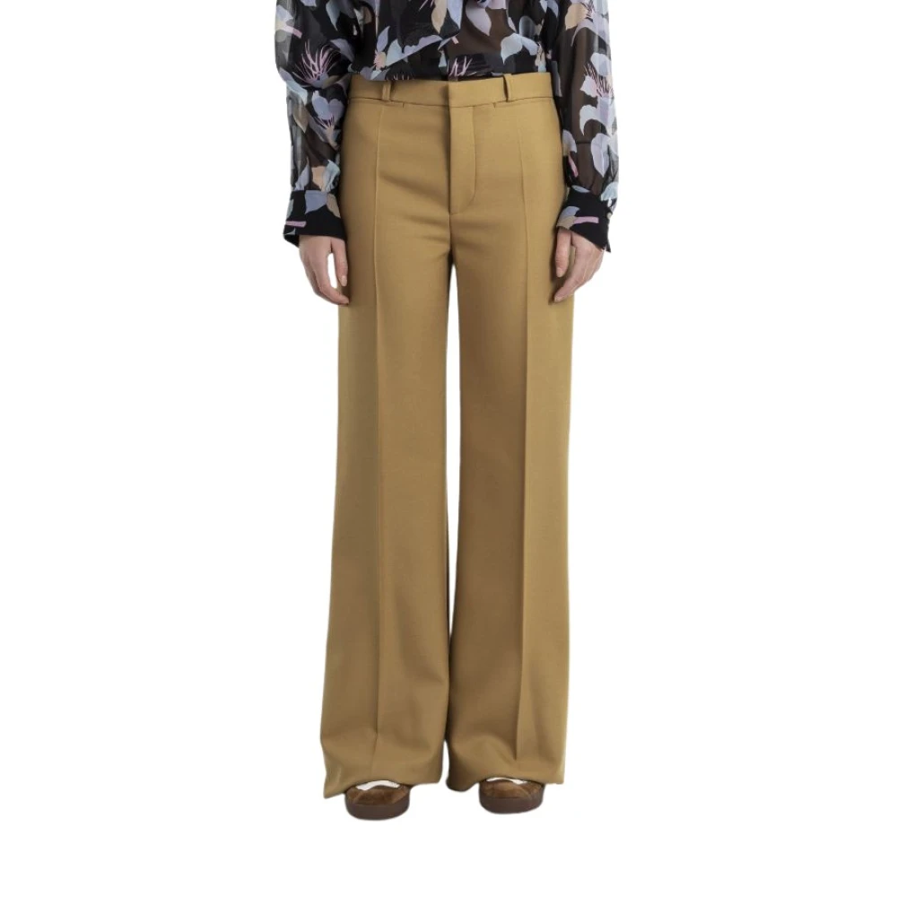 Trousers > Wide Trousers - - Chloé - Modalova