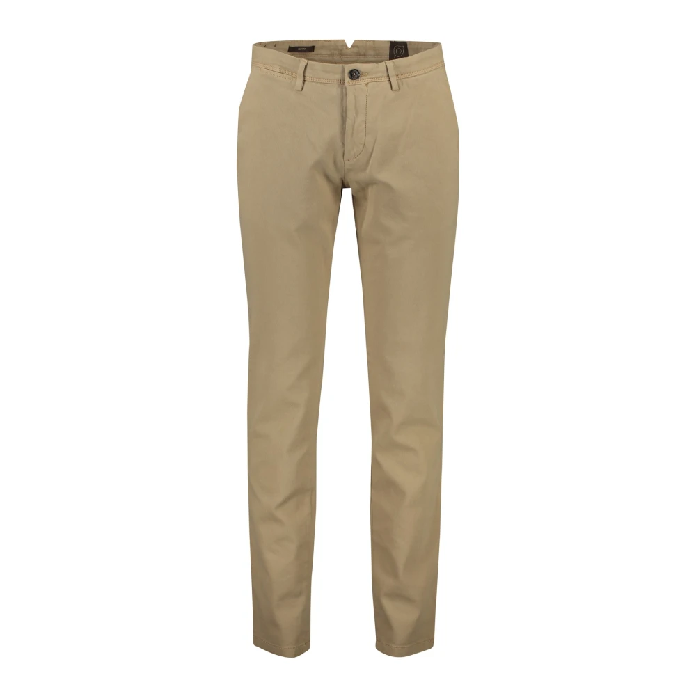 Gardeur Katoenen Bruine Broek Brown Heren