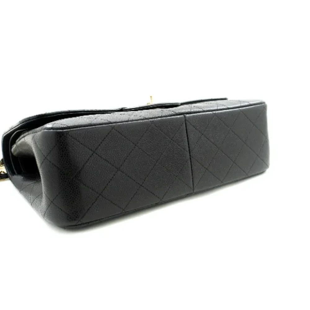 Chanel Vintage Pre-owned Leather shoulder-bags Black Dames