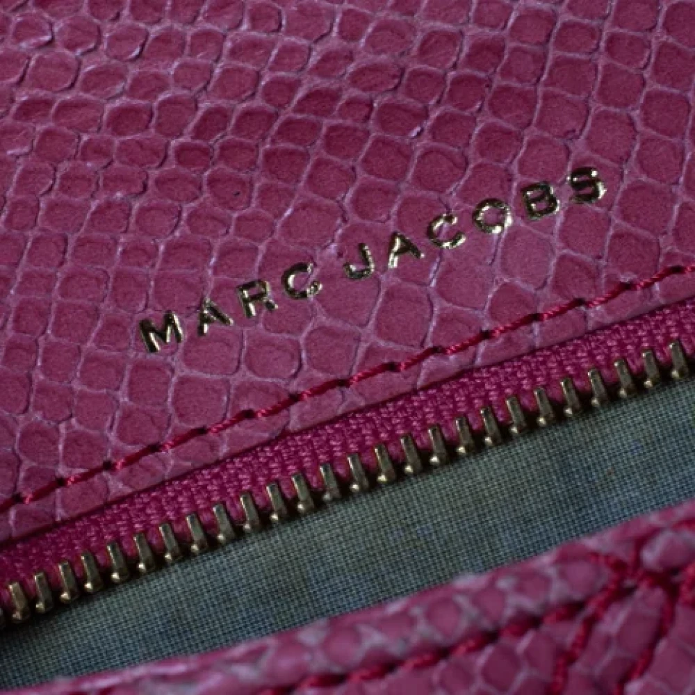 Marc Jacobs Pre-owned Leather clutches Pink Dames