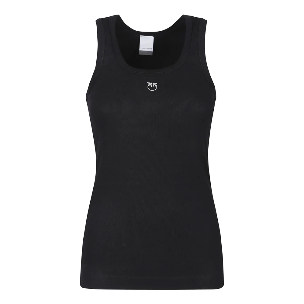 Pinko Mujer Negro Camisetas, Talla: L