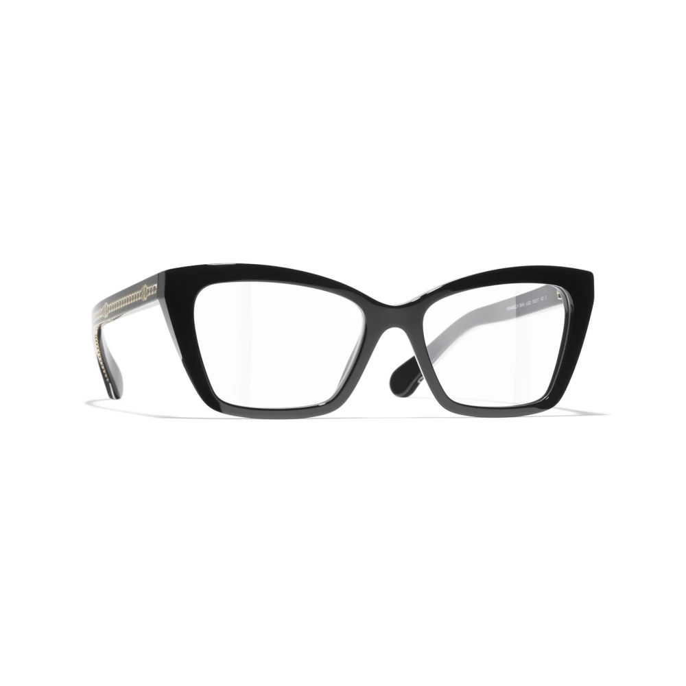 Chanel Women's Black Eyeglasses - Glasses - 52 Mm - Accessories