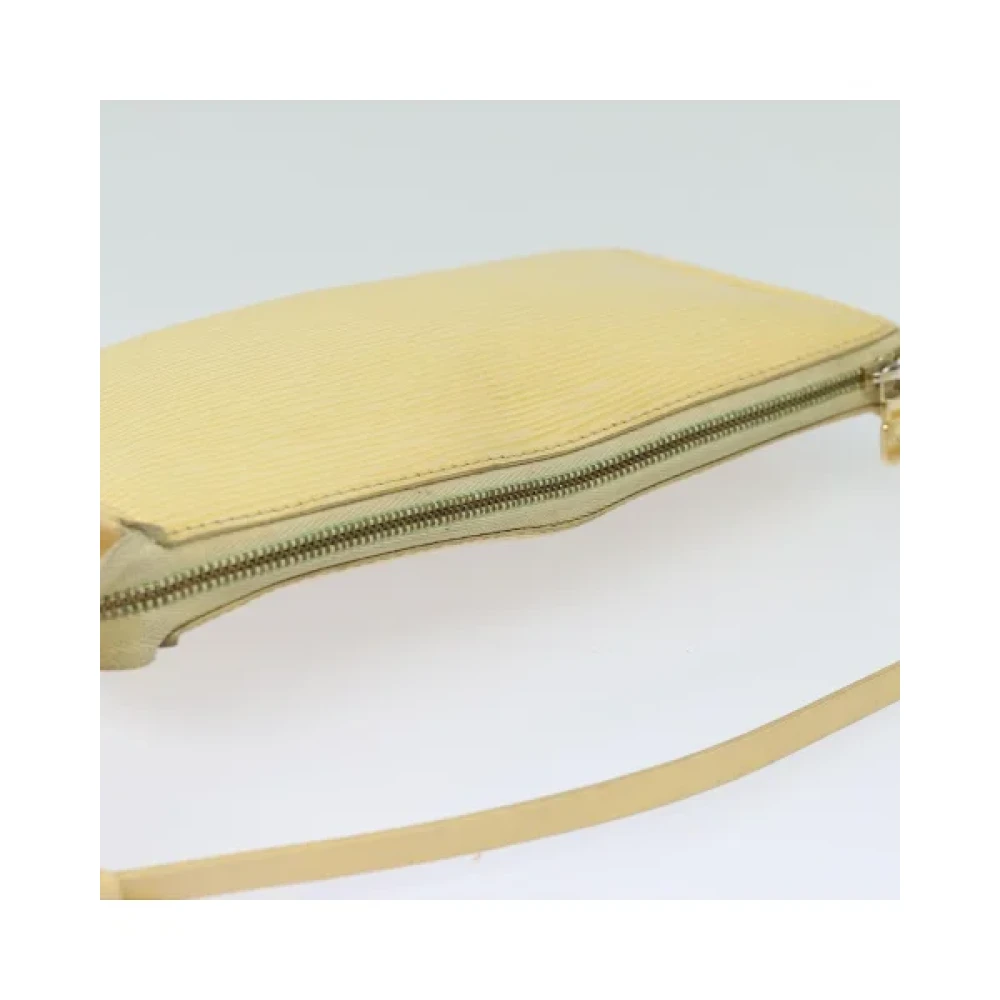 Louis Vuitton Vintage Pre-owned Leather louis-vuitton-bags Beige Dames