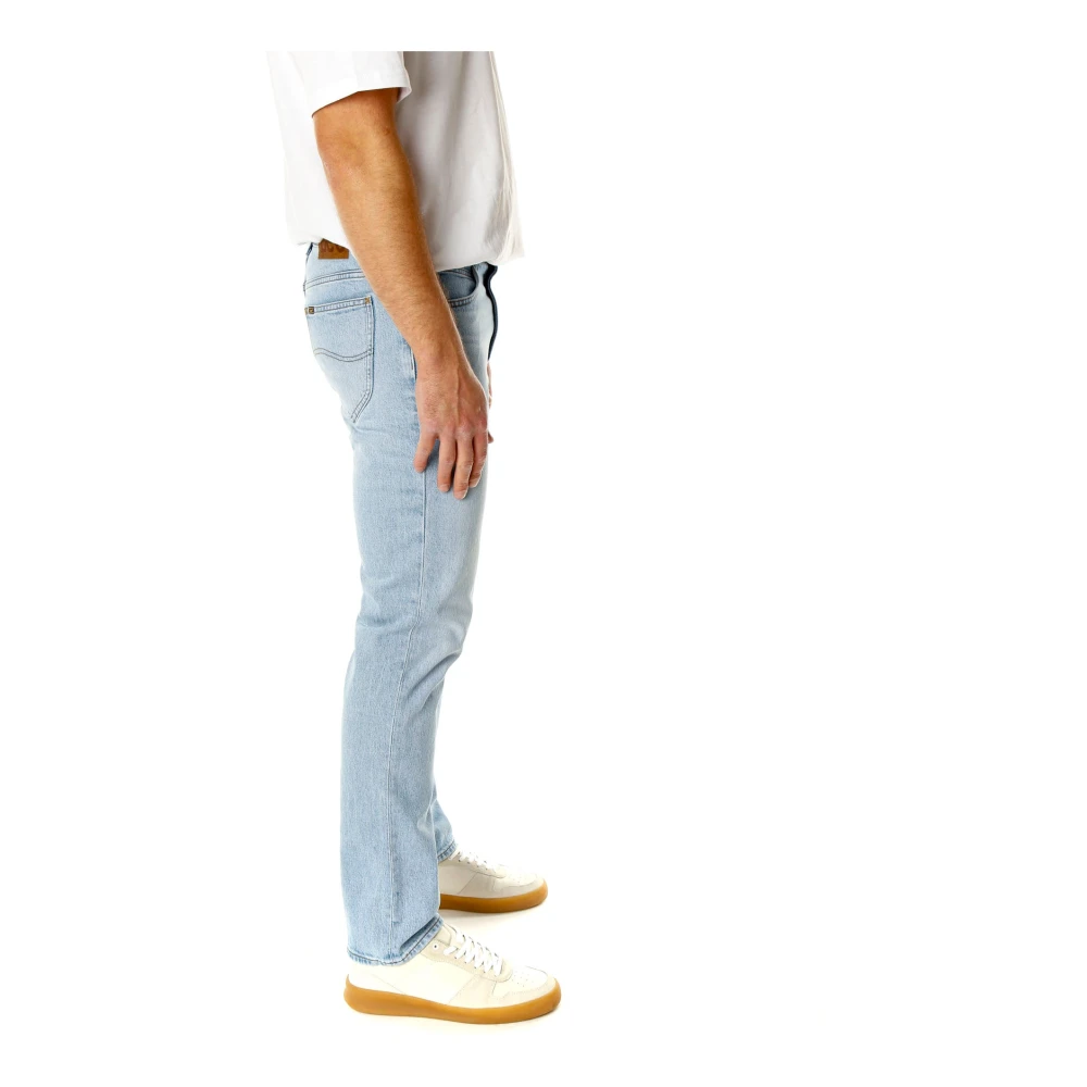 Lee Relaxed Fit Mid Waist Jeans Blue Heren