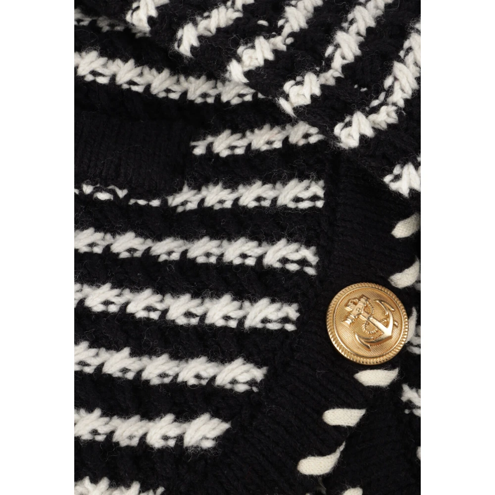 Vanessa Bruno Daya Gebreid Vest Black Dames