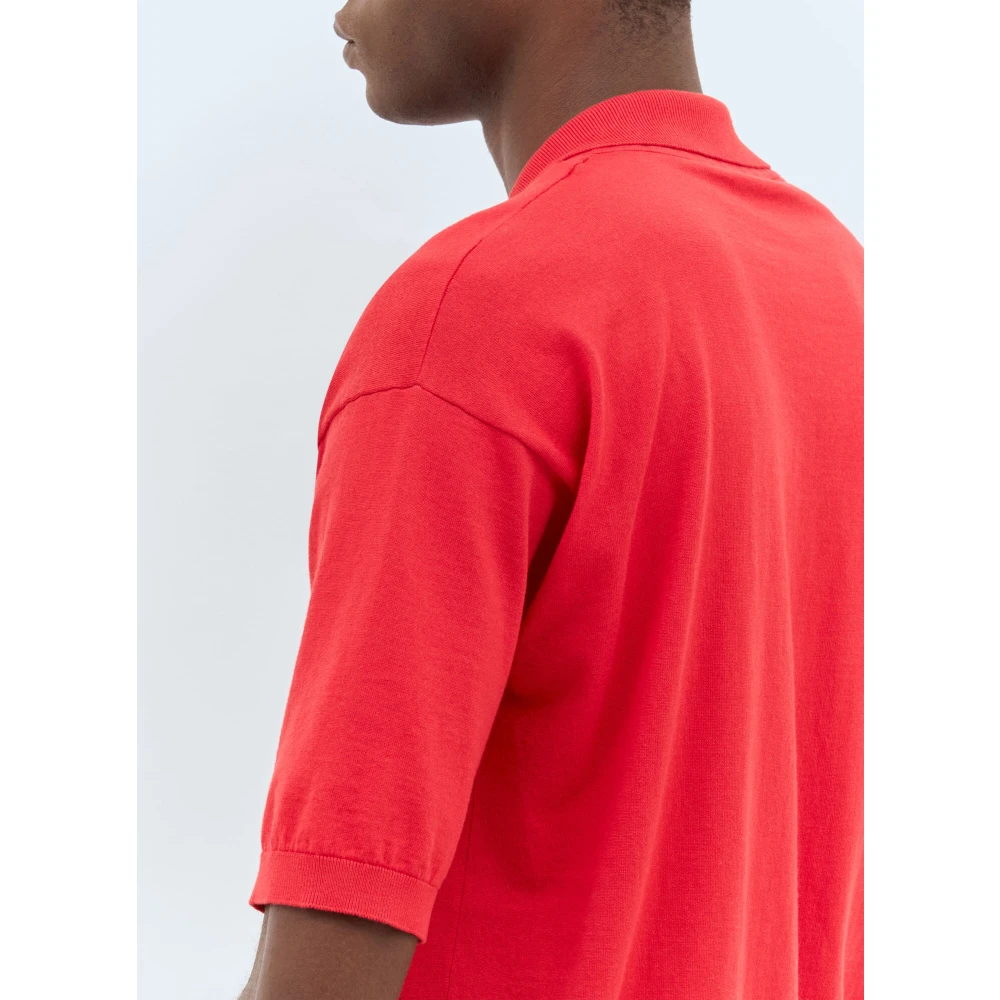 The Row Katoen-Kasjmier Gebreide Top Red Heren