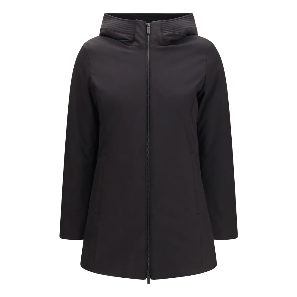 Woolrich Black Polyester Parka - S - Image 3