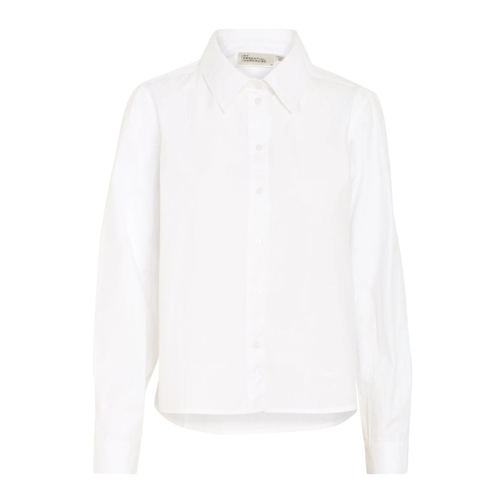 My Essential Wardrobe Women's White Boxy Shirt Blouse Bright - Shirts - M - Blouses & Shirts