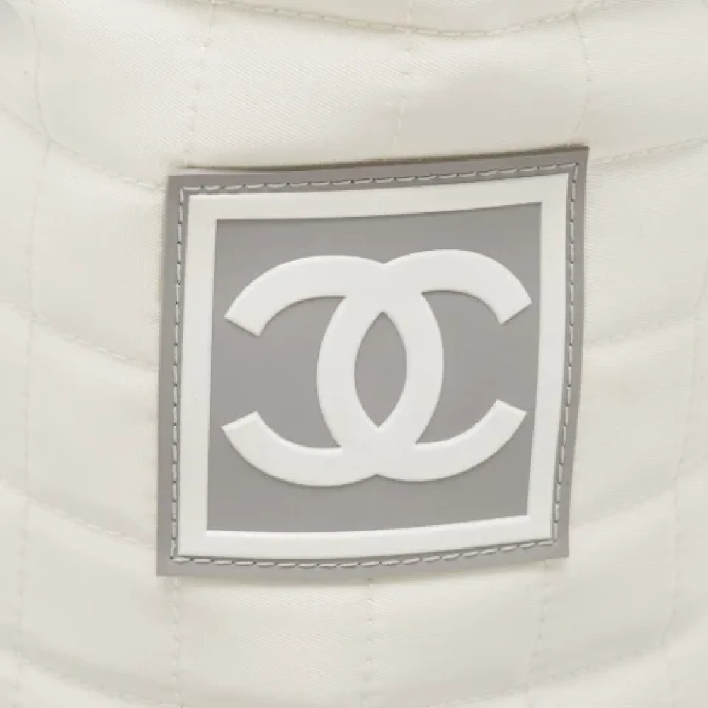 Chanel Vintage Pre-owned Fabric chanel-bags White Dames