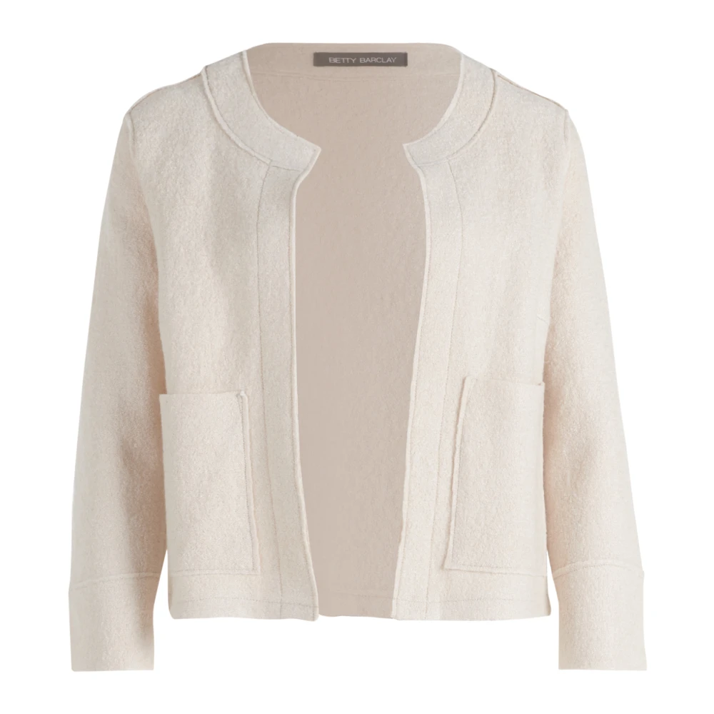 Betty Barclay Casual Blazerjas met Zakken Beige Dames