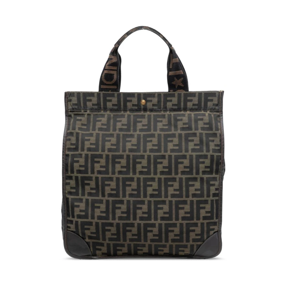 Fendi Vintage Women's Brown Pre-Owned Printed Handbag