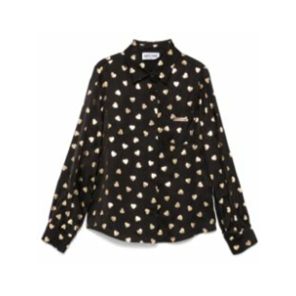 Moschino Barn Svart/Guld Skjorta Black, Flicka