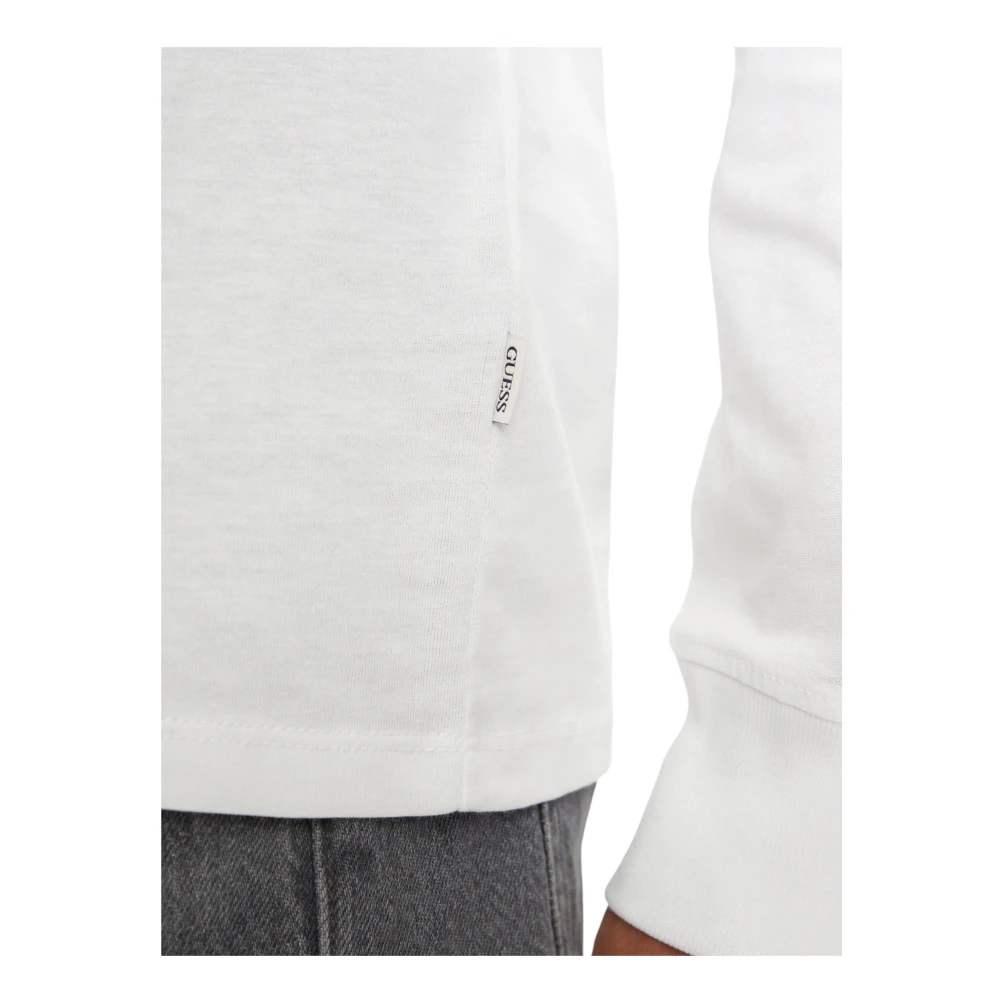 Guess Biologisch katoen Heren Regular Fit T-shirt White Heren