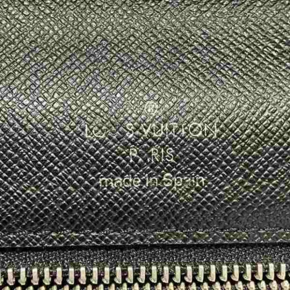 Louis Vuitton Vintage Pre-owned Leather clutches Black Heren