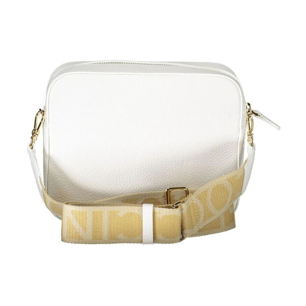 Coccinelle Stijlvolle leren schoudertas met rits White Dames
