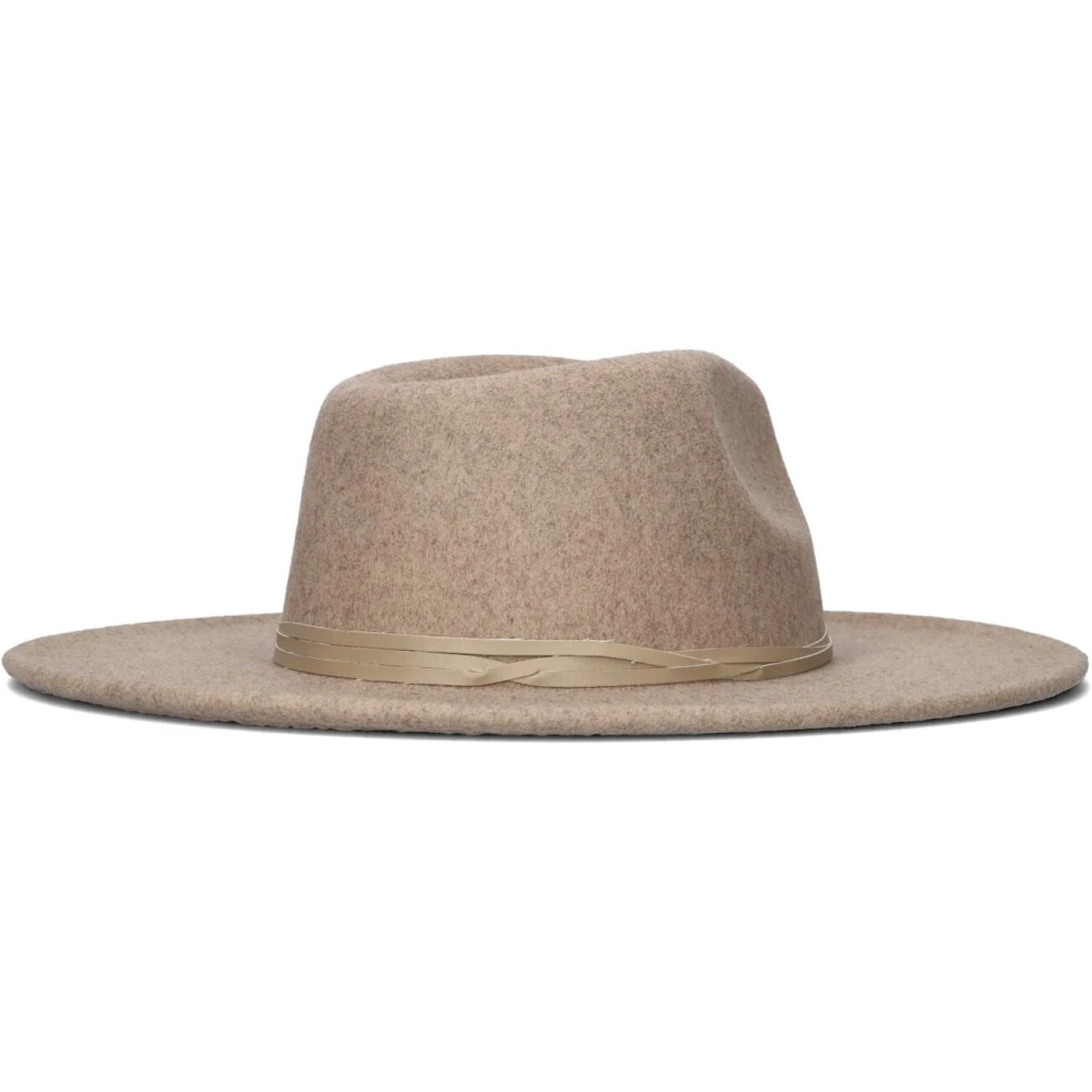 Notre-v Elegante Vanity Hoed voor Vrouwen Beige Dames