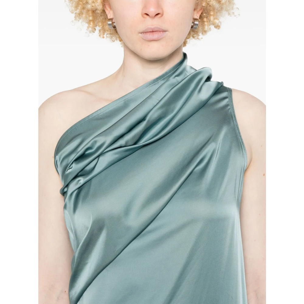Rick Owens Stijlvolle Jurken Collectie Blue Dames