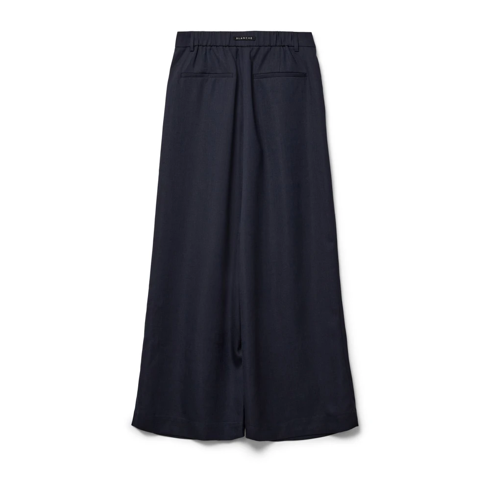 Blanche Wide Trousers Black Dames