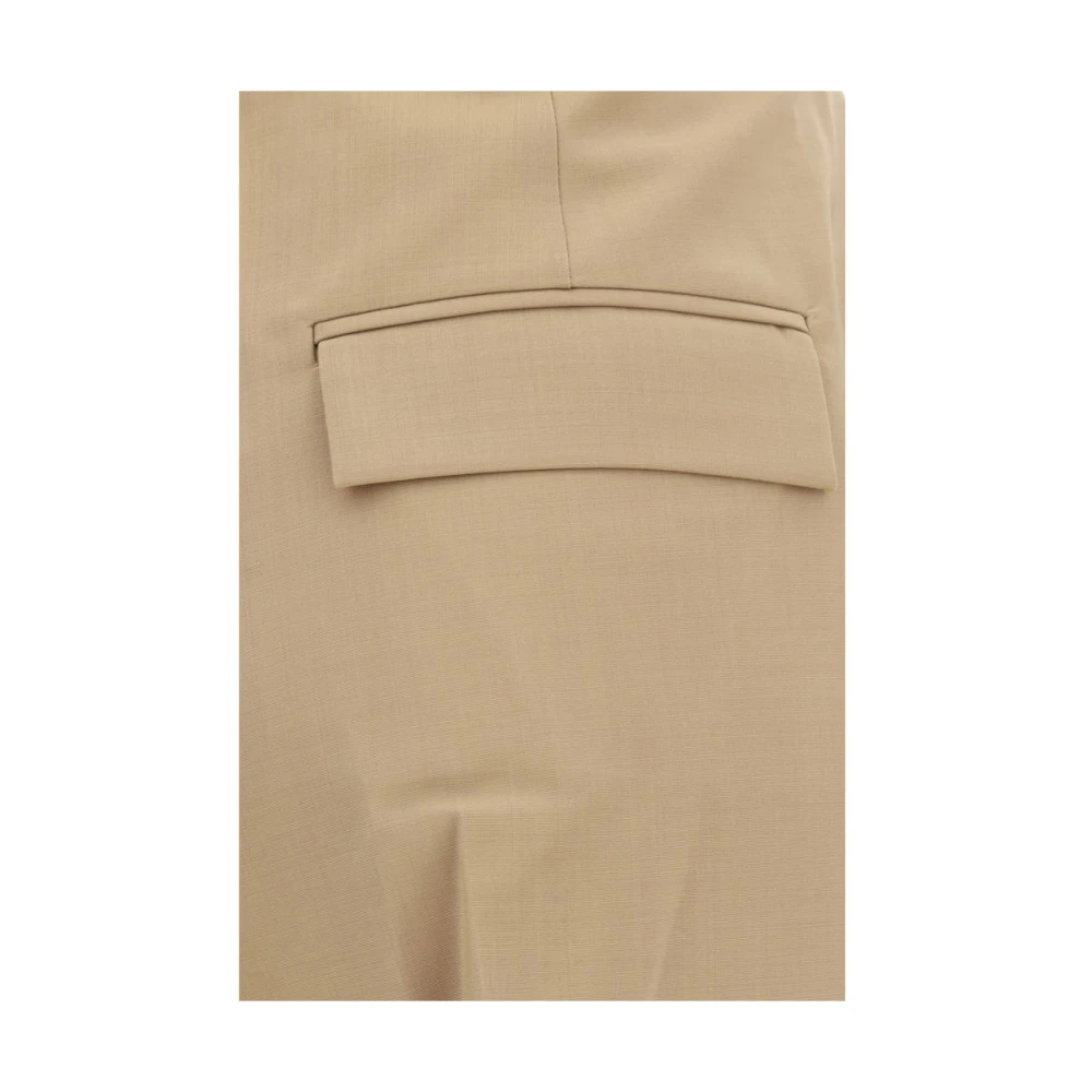 Róhe Wijde Pijp Ritsbroek Beige Dames