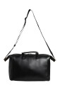 zwarte-leren-hand-schouder-duffel-tas
