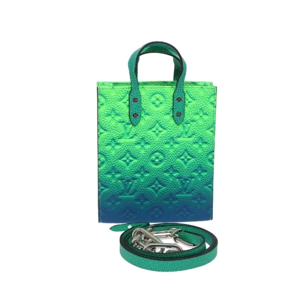 Louis Vuitton Vintage Pre-owned Canvas handbags Green Unisex