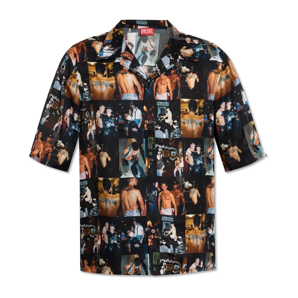 Shirts > Short Sleeve Shirts - - Diesel - Modalova
